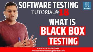 Software Testing Tutorial #18 - What is Black Box Testing