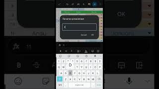 How to Edit Spreadsheet Name in Google Sheets Android