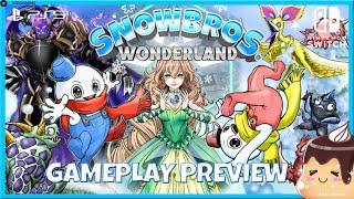 Riki 8 Bit Games Nintendo Switch + Snow Bros. Wonderland PS5 Gameplay Walkthrough Preview #1