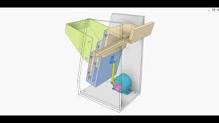 Vertical step feeder (single action)