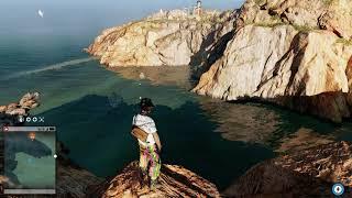 Realistic descent / Watch Dogs 2. Реалистичный спуск с горы.