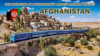 The beginning of Afghanistan's largest railway project.