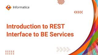 Introduction to REST Interface to BE Services