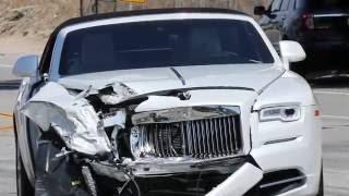 Kris Jenner Survives Car Crash But Her Rolls-Royce Did Not!