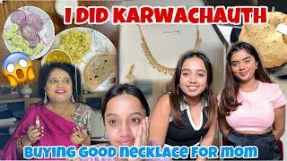 I did Karwachauth? +Surprising mom |Pointless Vlog