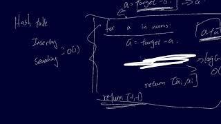 [Leetcode] Two Sum Hash Table Approach Walk Through + Python Coding