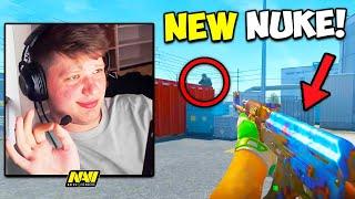 PROS PLAY NEW NUKE IN CS2! S1MPLE IS EXCITED! COUNTER-STRIKE 2 CSGO Twitch Clips