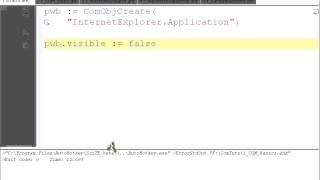 AutoHotkey: COM with Internet Explorer Tutorial. Part 1