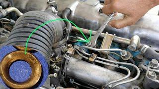 how to injector fuel leaking easy solution