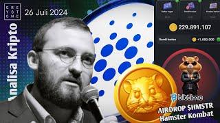 Analisa Kripto - Hamster Kombat Airdrop dan Pembahasan Projek Cardano