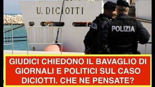 GIUDICI CHIEDONO IL BAVAGLIO DI GIORNALI E POLITICI SUL CASO DICIOTTI. CHE NE PENSATE?