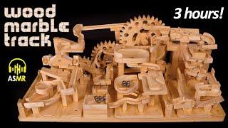 White Noise Therapy - Relaxing WOOD Marble Machine 3 Hours! ASMR -Relax Sleep Concentrate