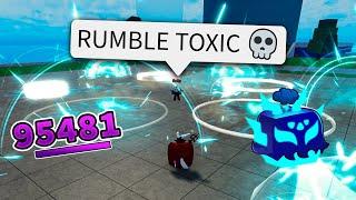 RUMBLE V2 IS TOO OP.... | Blox Fruits Bounty Hunt