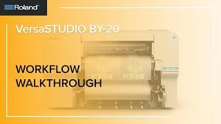 VersaSTUDIO BY-20 Desktop Direct to Film Printer Workflow Walkthrough