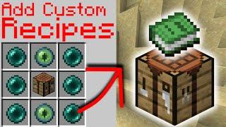 How to Add Custom Recipes to Minecraft Datapack Tutorial (1.20.4 and older)