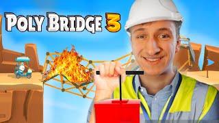 Construire le PIRE Pont ! (Poly Bridge 3)