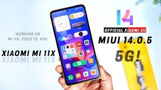 Finally Official Xiaomi Eu Working on Mi 11x | Xiaomi Eu Stable MIUI 14.0.5 for Mi 11x Review