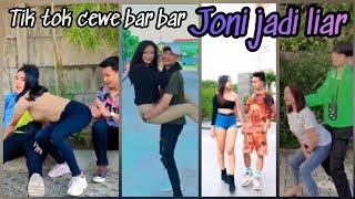 Tik tok hot  slowmo_ cewe bar bar joni jadi liar