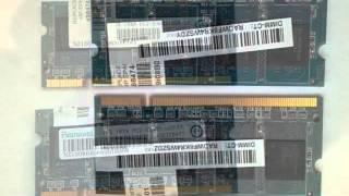 2X1GB PC2-5300S-555 LF 667 MHz RAM for notebook