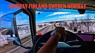 Coming back from Northern Norway POV Truck Driving 4K60 Volvo FH540