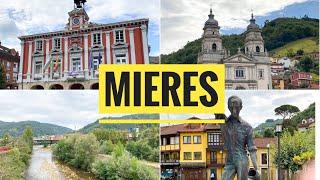 МЬЕРЕС (MIERES) АСТУРИЯ. ПЯТЫЙ ПО ВЕЛИЧИНЕ ГОРОД АСТУРИИ ИСПАНИЯ. БЫВШИЙ ПРОМЫШЛЕННЫЙ ЦЕНТР