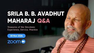 Swami B  B  Avadhut Maharaj   Questions and answers in ZOOM | 30 November 2024 full reс