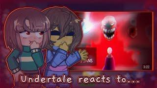 Undertale reacts to Tricky vs Sans