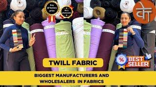 Twill fabric* सबसे ज्यादा बिकने वाला कपड़ा"twill lycra#lowerfabric#t-shirtsfabric#delhi#gandhinagar