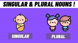 Singular and Plural Nouns For Kids | English (Grade 1 & 2)
