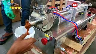 RAJMA MASALA GRAVY PISTON FILLING MACHINE