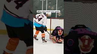 When they touch your goalie…  @tomjstewart #hockey #pavelbarber