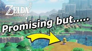 Zelda's new game looks promising but.....