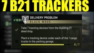 How to complete delivery problem dmz | plant a tracking device under each of the 7 cargo trucks