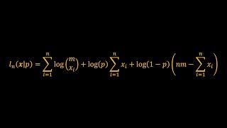 Maximum Likelihood Estimation for the Binomial Distribution