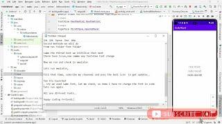 Android Studio Tutorial: How To CHANGE TextView Font In Android | Ways To change font | #learnvibes