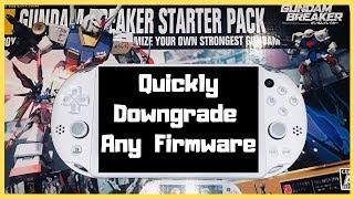 How to Quickly Downgrade Any PS Vita Firmware - Tutorial Video