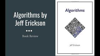 Algorithms by Jeff Erickson | Book Review