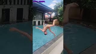 #SHORTS | Bocah Berenang Salto 