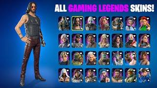 Evolution of Fortnite Gaming Legends Skins (Chapter 1 Season X - Chapter 6 Season 1)