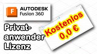 Fusion 360 [deutsch] - So kommst du an die kostenlose Version (in 3 Minuten)