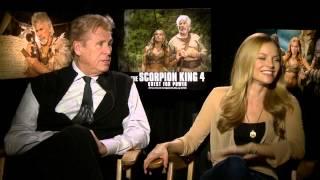 Scorpion King 4: Ellen Hollman & Barry Bostwick Official Movie Interview | ScreenSlam