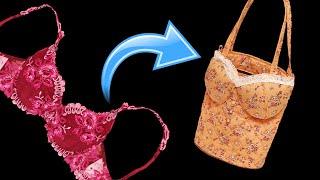 Don’t throw away the old bra - a simple idea on how to sew a fashionable bag!