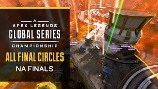 All Final Circles | NA Finals | ALGS Championship | Apex Legends