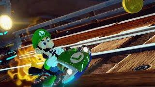 Mario Kart 8 - Triforce Cup 50cc (Luigi Gameplay)