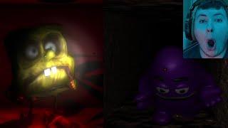 THESE GAMES ARE CREEPY TO PLAY | SpongeBob KillerPants And Grimace's Basement