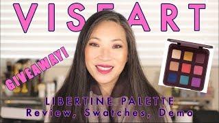 VISEART - Libertine Palette Review Swatches and Demo (Giveaway CLOSED)