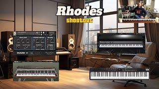 Rhodes Shootout - My Favorite Rhodes VSTs vs Roland RD-88 EX