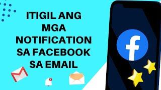 Paano Ihinto ang Mga Notification sa Facebook sa Gmail/Email