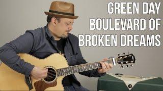Green Day Boulevard of Broken Dreams Easy Acoustic Guitar Lesson + Tutorial