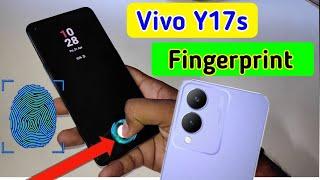 Vivo y17s display fingerprint setting/Vivo y17s fingerprint screen lock/fingerprint sensor